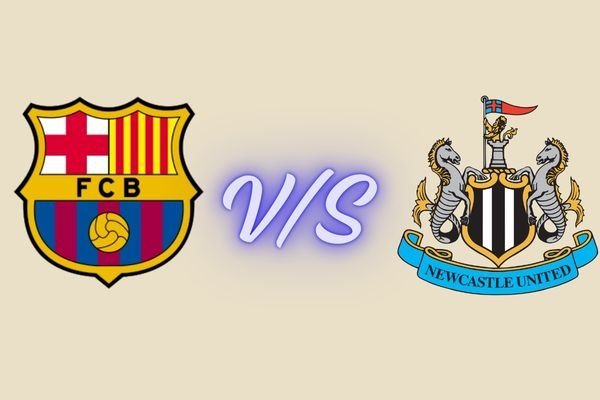 fc barcelona vs newcastle united f.c. timeline